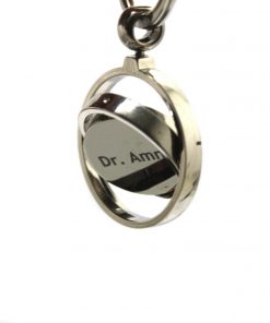 Customized Name/Logo Global Metallic 360 Rotatable Keychain For, Car Key Ring, Business Key Ring