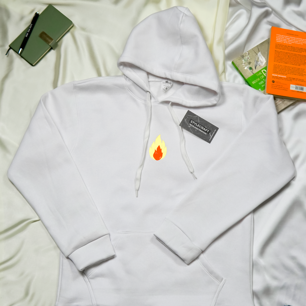 Burn Down Flame Graphic Hoodie – Premium Streetwear Pullover
