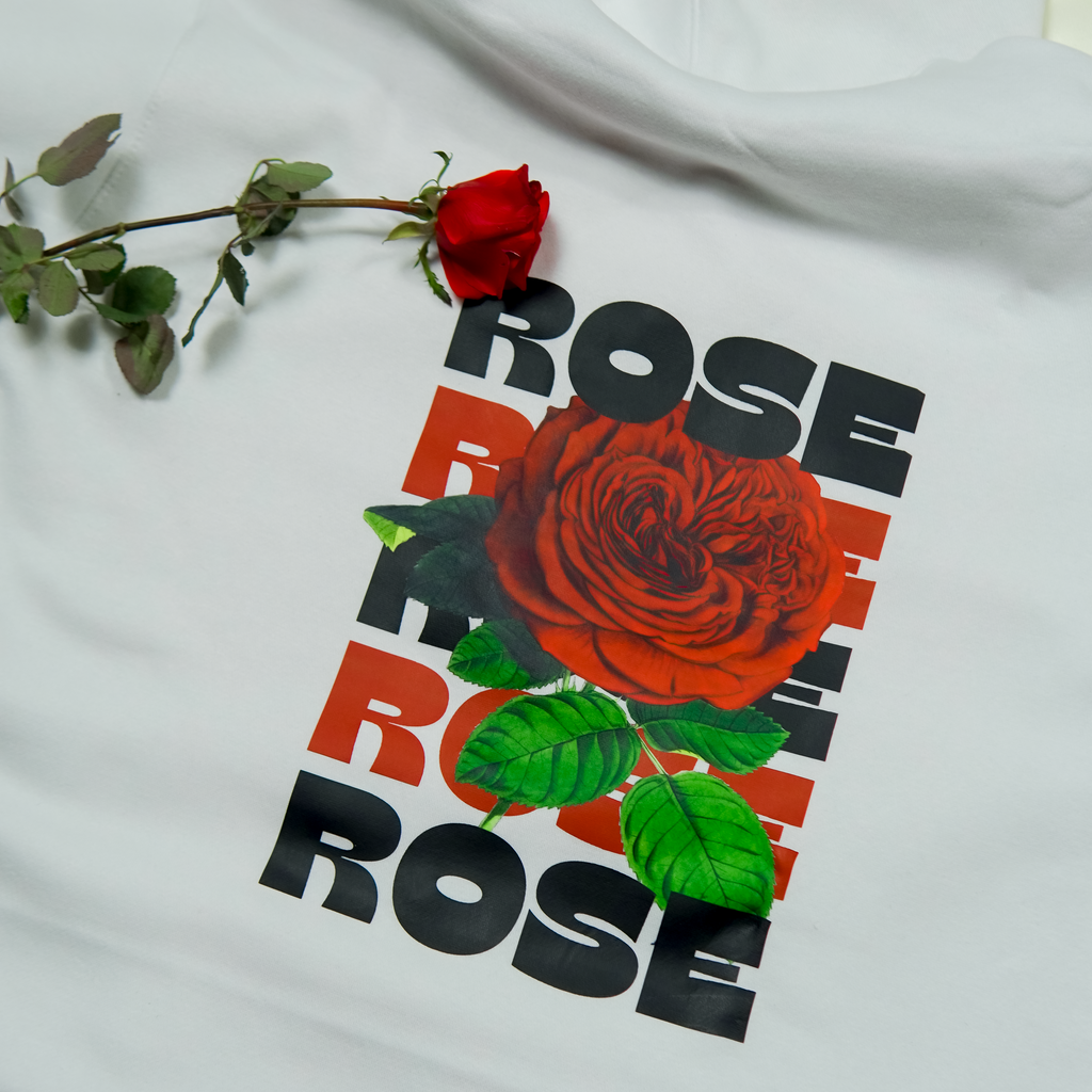 Rose Graphic Hoodie – Premium Floral Streetwear Pullover