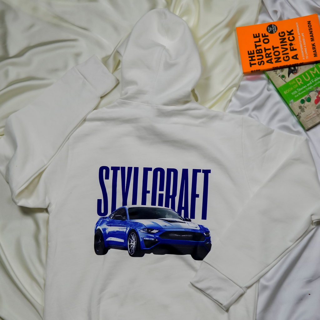 StyleCraft Car Graphic Hoodie – Premium Streetwear Pullover