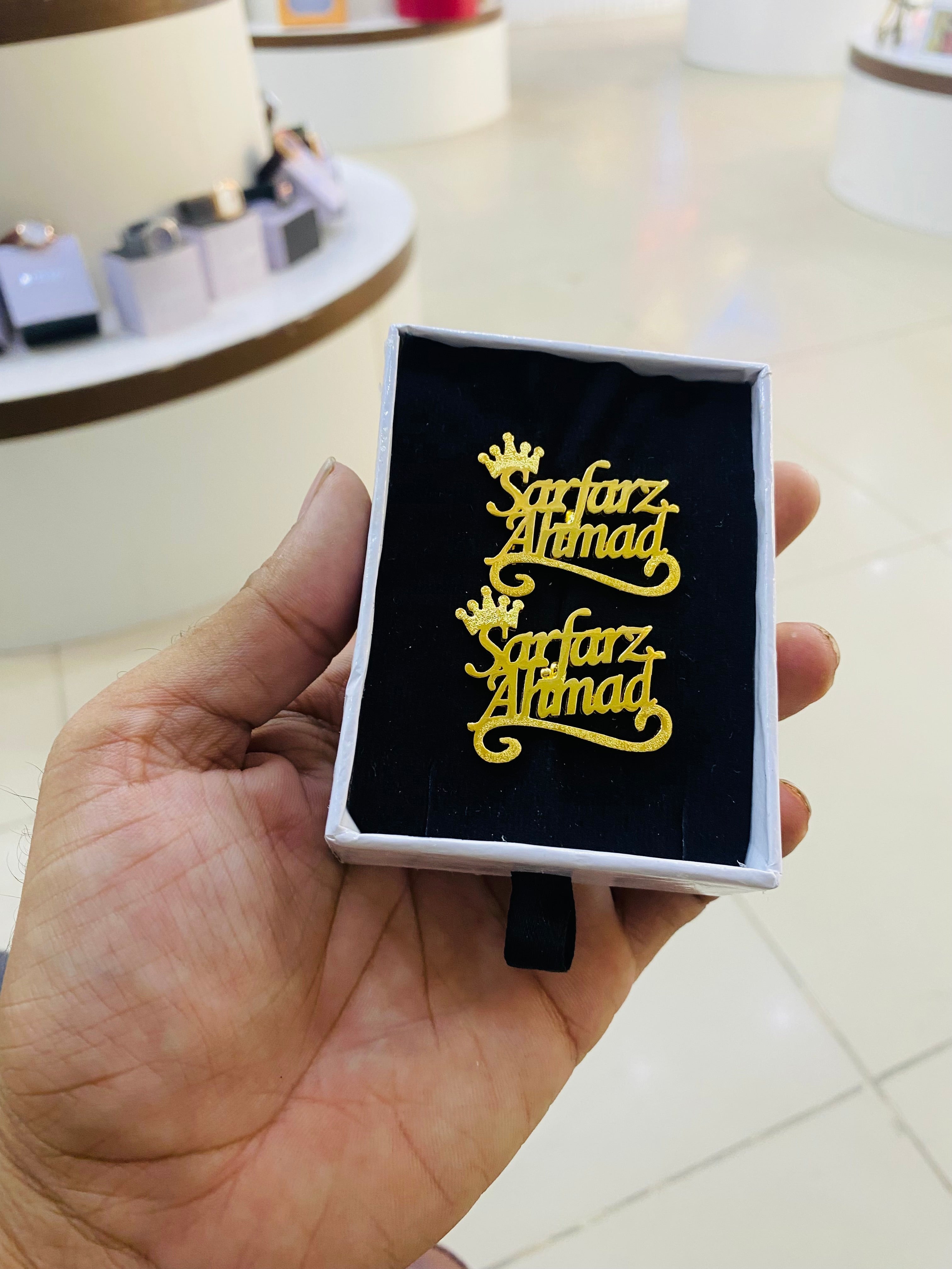 Customize Name Cufflinks