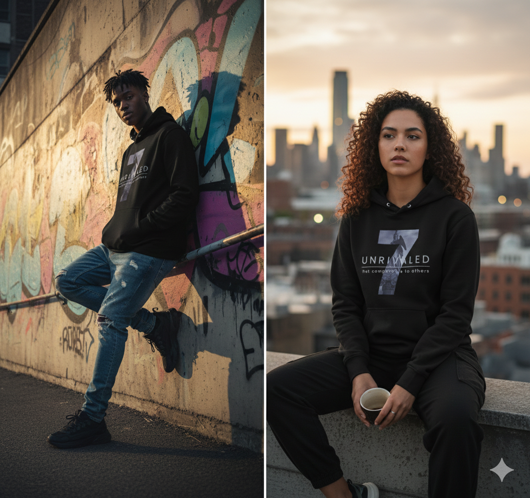 Hoodie 098 - "UNRIVALED' Not Comparable to Others