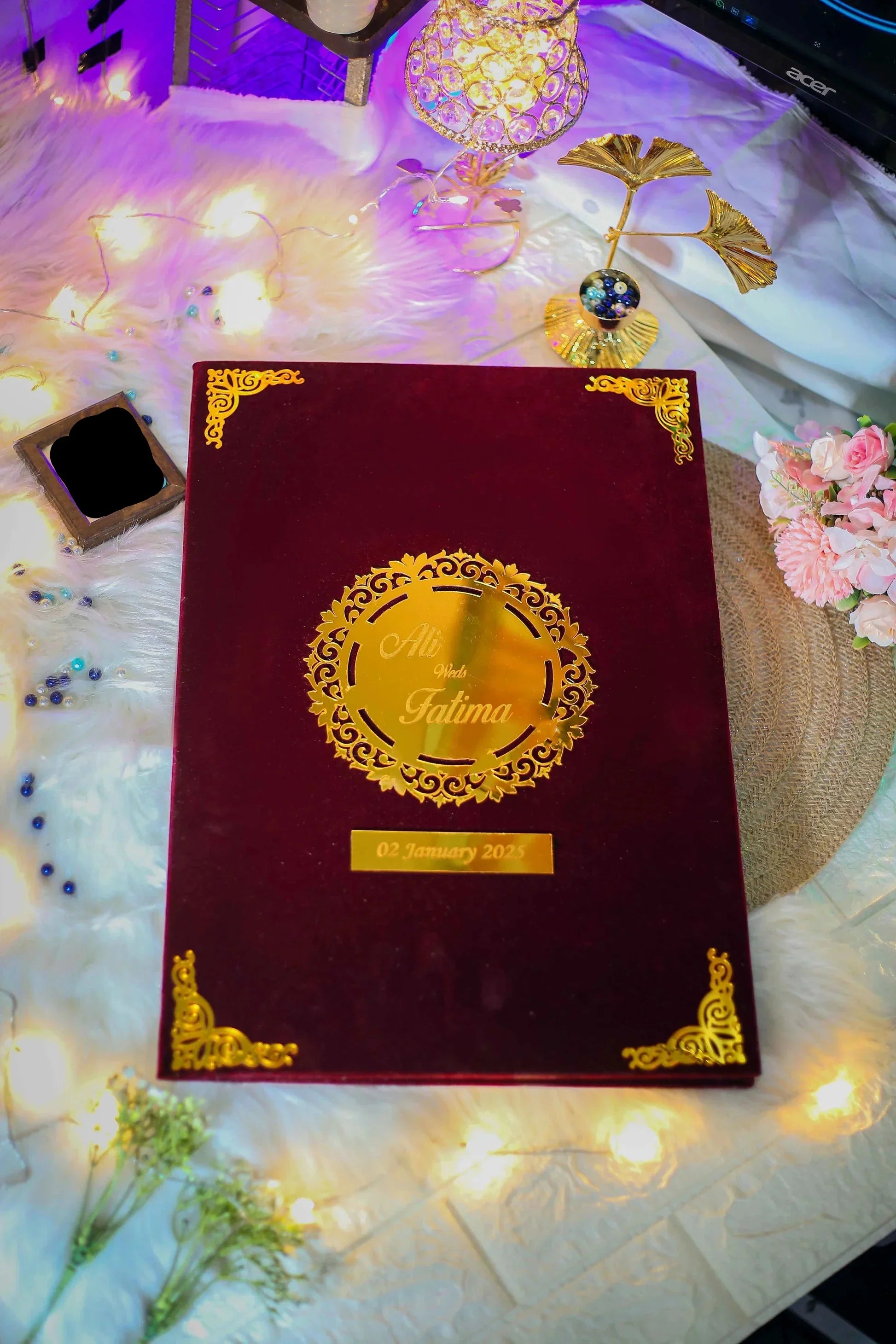 Nikkah Booklet | Maroon
