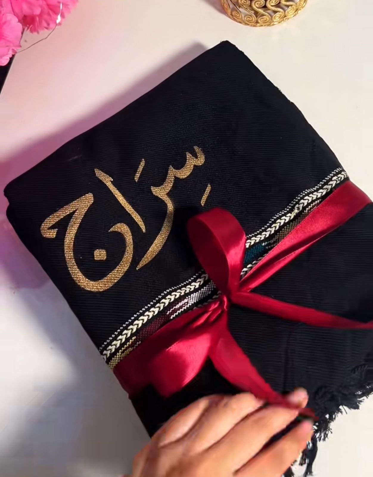 Custom Name Printed Shawl for Mens