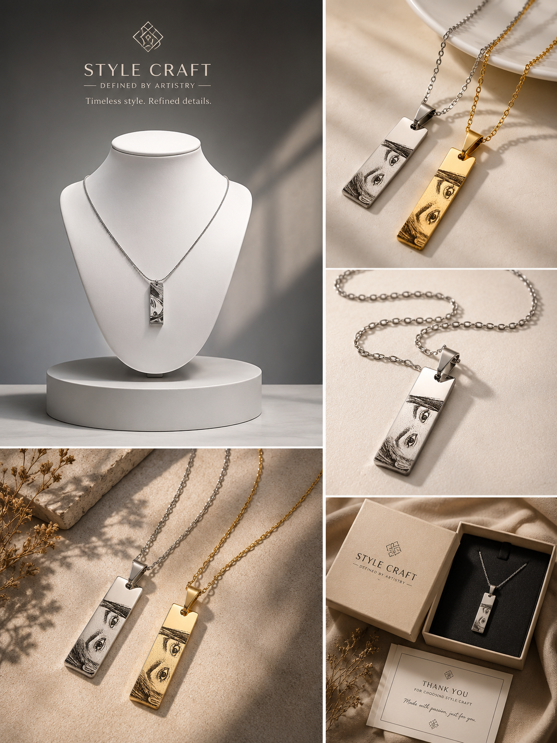 Customize Eye Necklace