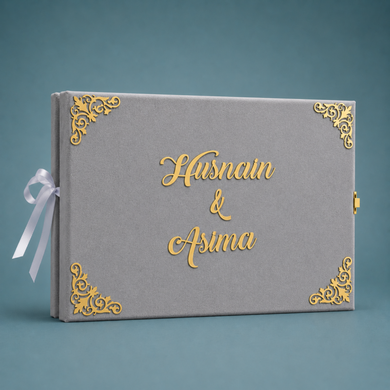Elegant Grey Nikah Collection