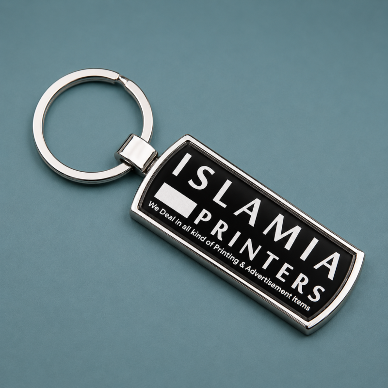 Custom Business Logo Metal Keychain