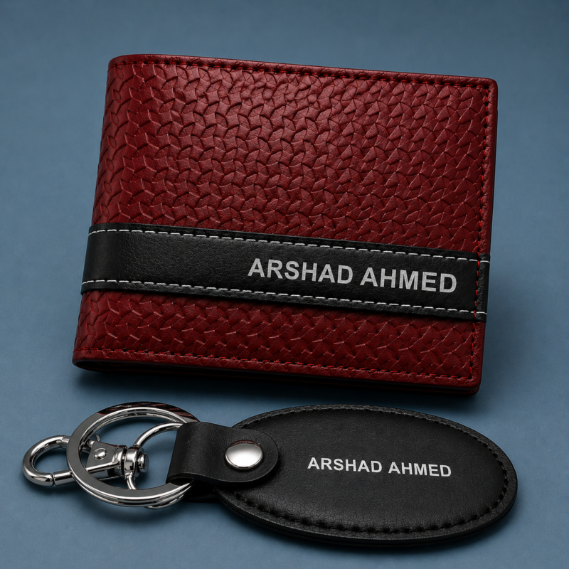 Customized Right Choice Name 2pc Wallet Set
