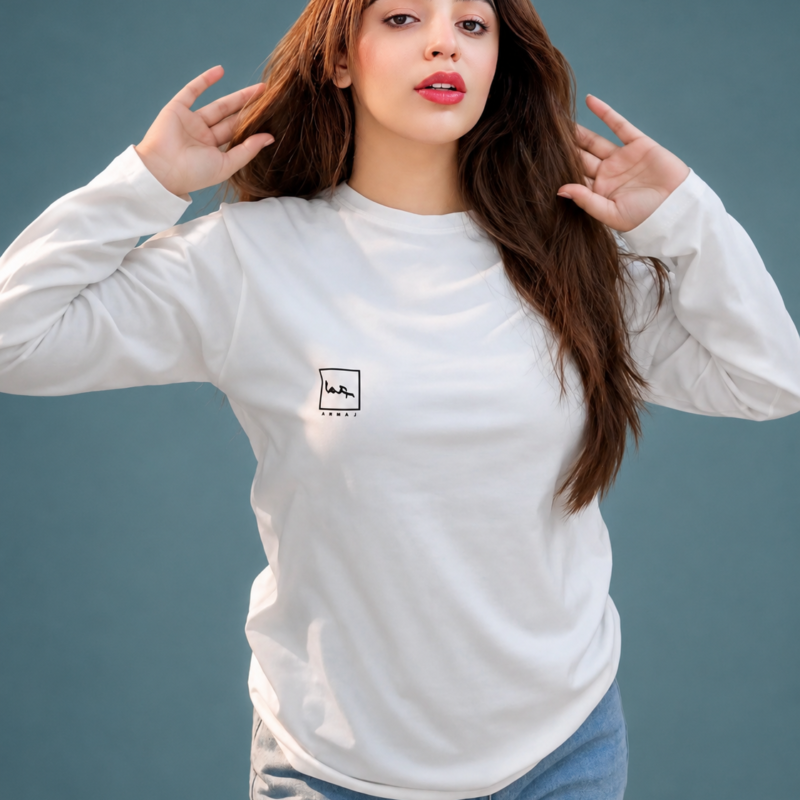 LAMHA Core – White Premium Long Sleeve