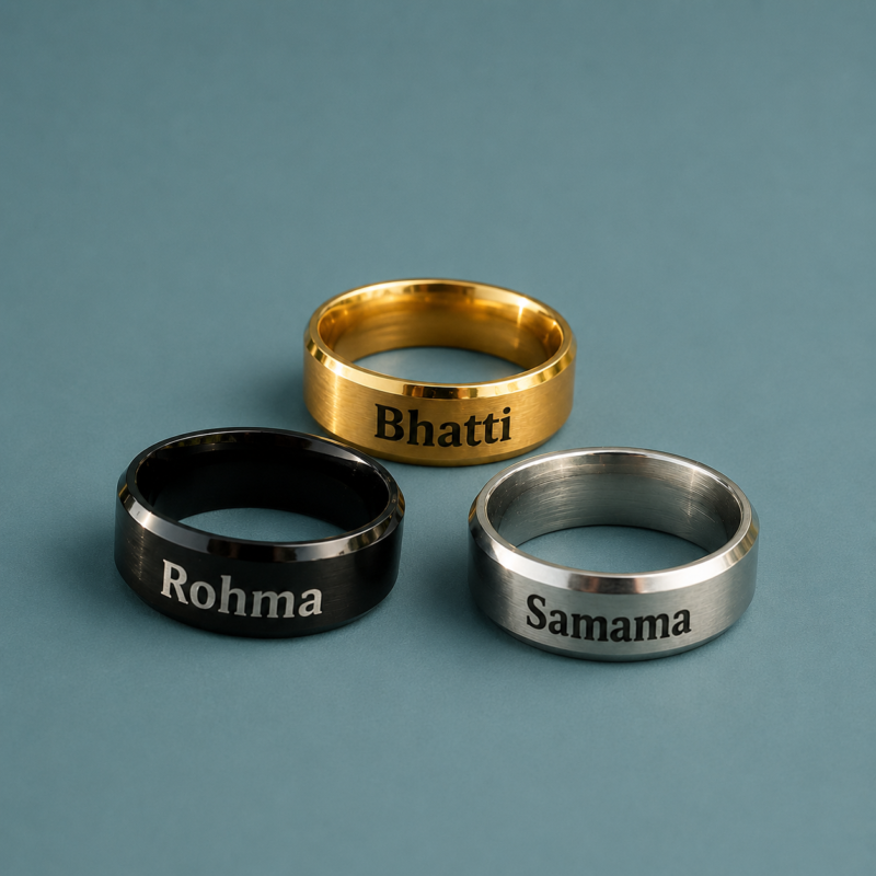 Customize Name Ring