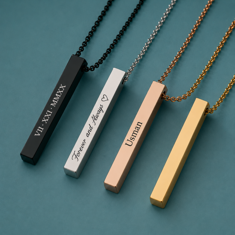 Elegant pendant necklaces 4D Customized